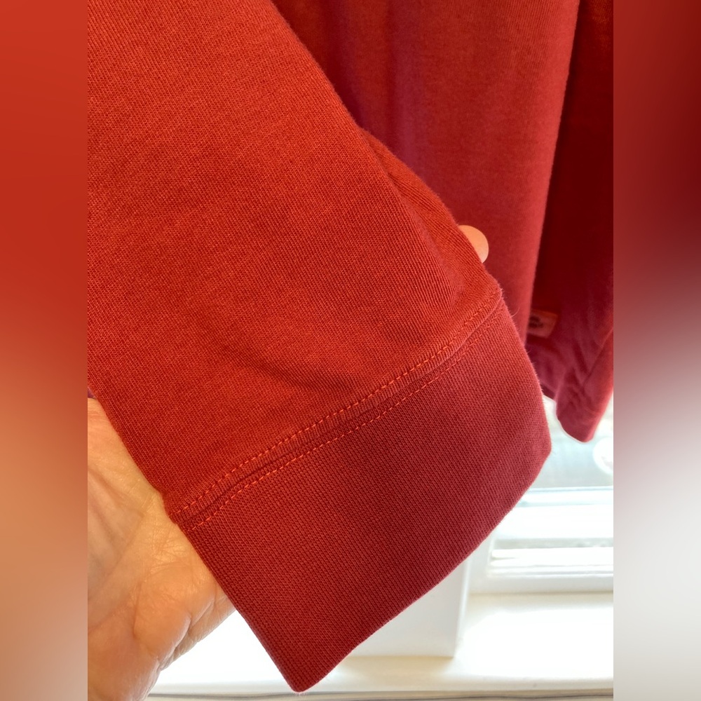 Life Is Good Mens Crusher Burgundy Red Long Sleeve Cotton Shirt, Size Large - Picture 8 of 9
